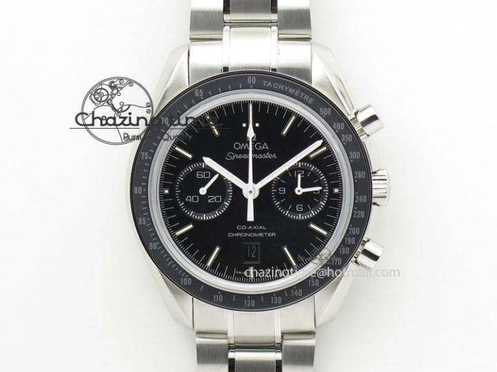 0601 SportInspired Speedmaster Racing Master SS HKF Best Edition Blue Black Dial on Black Rubber Strap A 7817